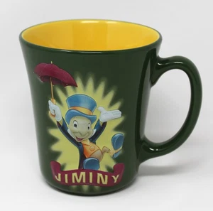 Disney Store Jiminy Cricket Kaffeebecher Tasse 3D grün erhabenes Design Pinocchio 16 Unzen - Bild 1 von 8