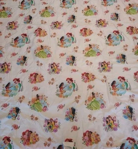 Vintage Disney Classic Princess Princesses Crib/Nursery Girl's Baby Blanket - Picture 1 of 13