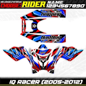 IQ RACER POLARIS SNOWMOBILE WRAP KIT 2005-2012 STICKER Custom DECAL GRAPHICS - Bild 1 von 2