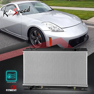 Radiador de carreras estilo OE núcleo completo de aluminio DPI-13038 para 07-09 Nissan 350Z AT Foto 1 de 4