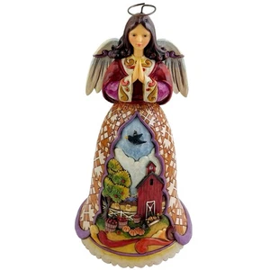 Jim Shore Heartwood Creek Angel Autumn Breezes Cleanse the Spirit 2010 Dangles - Picture 1 of 12