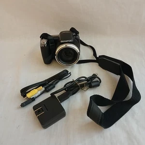 Olympus SP Series SP-815UZ fotocamera digitale 14,0 megapixel - nero con cavo di alimentazione testato - Foto 1 di 8