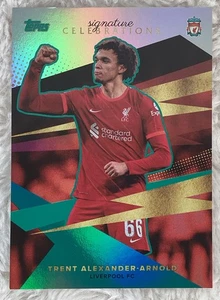 2021-22 Topps Liverpool TRENT ALEXANDER-ARNOLD /150 Signature Celebrations #39 - Picture 1 of 3