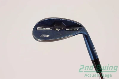 Ведж Mizuno S5 Blue Ion с песком SW 55° сталь жесткий под правую руку 36,0 дюйма - Изображение 1 из 4