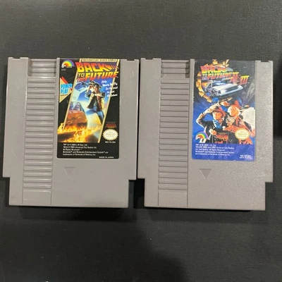 NES Lot - Back to the Future I & II/III - Tested Authentic Vintage Cartridges - Image 1 of 2