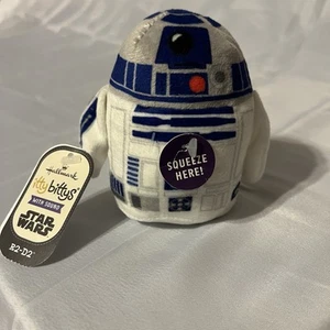 Star Wars Hallmark Itty Bittys-R2-D2 - MAKES SOUND Plush Stuffed Toy Figure -NWT - Picture 1 of 4