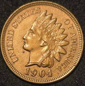 Penny Indian Head 1904 - RD sin circular *flashy* - Imagen 1 de 3