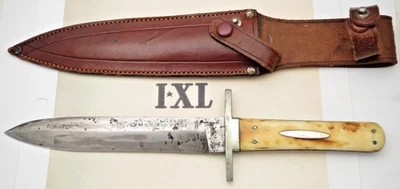 Antique 1800's Era IXL G WOSTENHOLM & SON WASHINGTON WORKS Fixed Blade Knife - Image 1 of 4