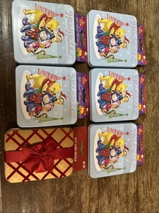 5 Disney Geschenkkartenhalter Dosen + 1 neue Pooh Tigger Ferkel Eeyore - Bild 1 von 4
