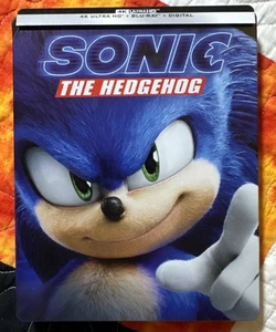 Sonic the Hedgehog (4K UHD + Blu-ray,  2020) 2 Discs Steelbook Edition W Comic - Bild 1 von 9