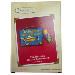 2002 Hallmark Beatles gelbes U-Boot Lunchbox Andenken Ornament IOB QXI5313 - Bild 1 von 7