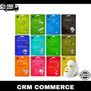 Celavi Essence Face Mask Paper Sheet Korea Skin Care Moisturizing 12 Pack Cla... - Picture 1 of 5