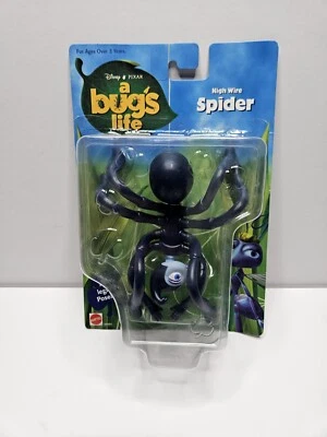 Disney Pixar A Bug's Life HIGH WIRE SPIDER 5" Figure Vintage 1998 MATTEL New - Image 1 of 4