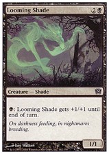 Looming Shade FOIL X1 LP 9th Edition MTG Magic Cards Black Common