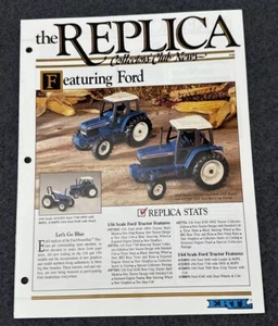 Vtg Ertl The Replica Collectors Club News Newsletter Magazine Ford Tractor #60 - Picture 1 of 2