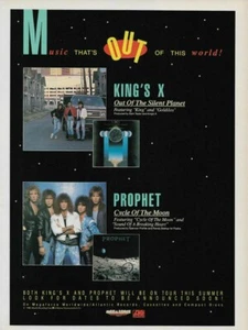 Mini poster promozionale King's X Out Of Silent Planet Prophet Cycle Of Moon annuncio 8x11 - Foto 1 di 1