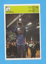 Trading card basketball Ivo Daneu Slovenia World of sport Yugoslavia 1981