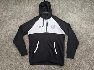 Gymshark Luxe Legacy Full Zip Hoodie Jacket Men's 2XL Black & White - Picture 1 of 10