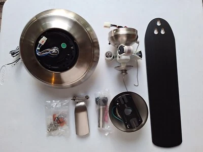 Hampton Bay Holly Springs 52 in Nickel Ceiling Fan Replacement parts 1002263777 - Image 1 of 4