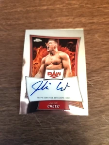 2025 Topps Chrome WWE Wrestling JULIUS CREED AUTO RAW - Picture 1 of 2