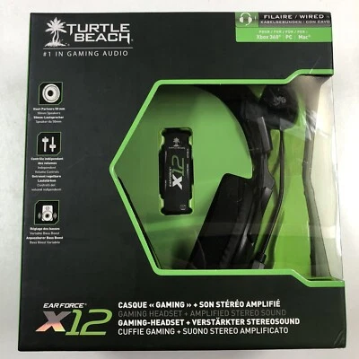NEU NEW Micro Gaming Headset MAC PC Xbox 360TB Turtle Beach X12 - Bild 1 von 2
