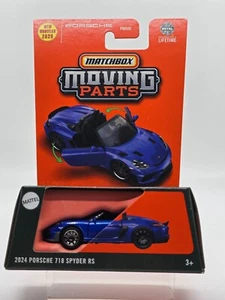 2025 MATCHBOX MOVING PARTS 2024 PORSCHE 718 SPYDER RS OPEN HOOD METAL - Picture 1 of 5