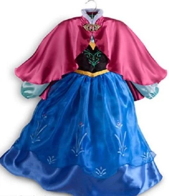迪士尼商店冰雪奇缘安娜服装花式礼服万圣节 2013 年原版新品 — 第 1/4 张图片