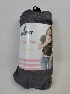 Jeroray Baby Sling Wrap for Babies 8lbs to 35lbs  - Heather Grey (205inx21in) - Picture 1 of 6