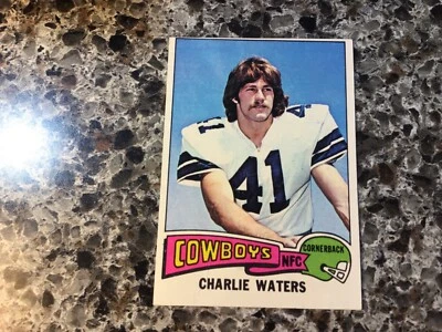 1975 Topps Charlie Waters Rookie #59 VG creased *CW2 - Image 1 of 4