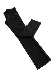 Mudd Girl’s Jeggings Size 7 Black Adjustable Waist, Zip, 3 Snaps, Pockets - Picture 1 of 12