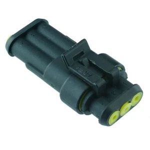 3-Way Superseal Waterproof Connectors PAIR Pug & Socket - Picture 1 of 1