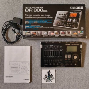 Grabadora digital multipista BOSS BR-800 MTR 8 pistas con adaptador y caja de Japón - Imagen 1 de 18
