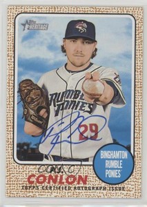 2017 Topps Heritage Minor League Edition Real One Auto PJ Conlon #ROA-PC Auto