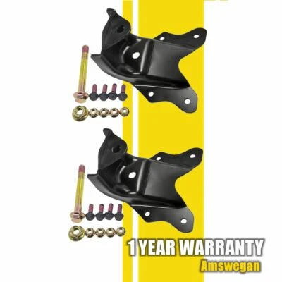 2pcs Rear Position Leaf Spring Bracket Kit For 99-19 Ford F250 F350 F450 722-075 - Изображение 1 из 4