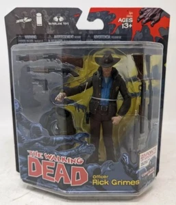 Officer Rick Grimes Figure Comic Book Series 1 McFarlane Toys The Walking Dead - Picture 1 of 2