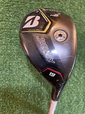 RH Bridgestone J15 HY H2 Hybrid 19° ⛳️ Stiff Flex Graphite #O759 - Image 1 of 4