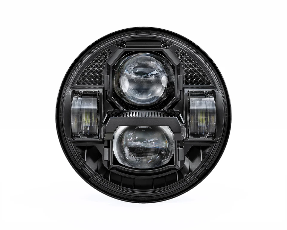 Faro LED 84W de 5 3/4 pulgadas aprobado por el DOT haz H/L para Indian Scout Bobber Chief Foto 1 de 4