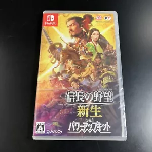 Unopened SW Nobunaga's Ambition Rebirth with Power-Up Kit Nintendo Switch Koei - Picture 1 of 8