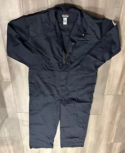 Bulwark Protective Apparel Blue Excel Fire Resistant Coverall Size 50 - Picture 1 of 5
