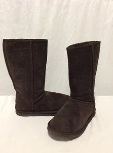 Women’s Winter snow Boots Size 9 Brown Classic Tall Slip On Eur 40 UK 7.5.UGB25 - Picture 1 of 9
