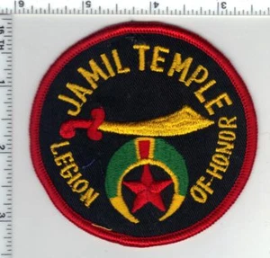 Shriners - Jamil Temple - Legion of Honor -Shoulder Patch from 1980's - Picture 1 of 1