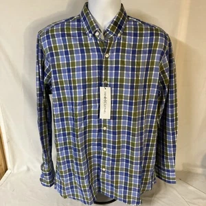 Henry Grethel Mens Shirt Medium Classic Fit Multicolor Plaid NWT $79.50 FS! - Picture 1 of 8