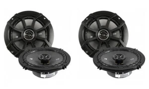 4) KICKER 43CSC654 CSC65 6.5" 1200W Peak 4-Ohm Car Audio Coaxial Speakers - Picture 1 of 8