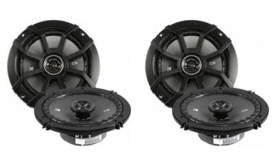 4) KICKER 43CSC654 CSC65 6.5" 1200W Peak 4-Ohm Car Audio Coaxial Speakers