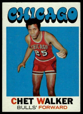 1971-72 Topps #66b Chet Walker - Image 1 of 2