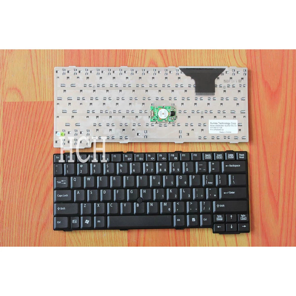 Nuevo teclado para portátil Fujitsu Lifebook T2010 T2020 EE. UU. Foto 1 de 3