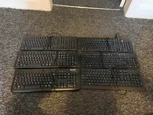 Job Lot Bundle of Laptop/Computer Keyboard Mixed Brands Dell/HP/Microsoft ETC X6 - Picture 1 of 7
