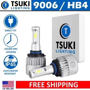 TSUKI FC 9006, 2002 to 2007 Saturn Vue LED Headlight Bulbs, Low-Beam 6000K - Picture 1 of 5