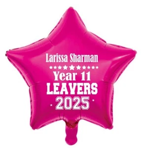 Leavers balloon PERSONALISED BALLOON INCLUDED Graduation Class of 2025 - Picture 1 of 4