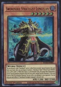 Yugioh Swordsoul Strategist Longyuan BODE-EN005 Ultra Rare 1st ed - NM - Imagen 1 de 2